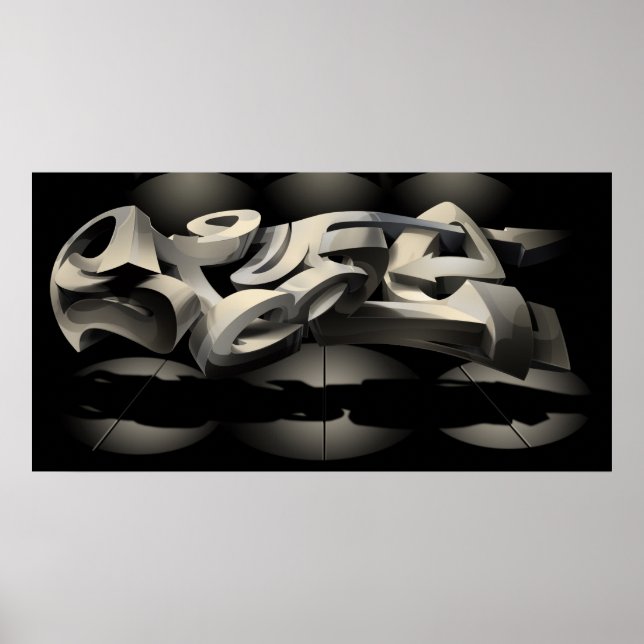 Style Digital Graffiti Poster (Vorne)