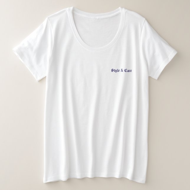 Style et soin Blanc uni (Design devant)