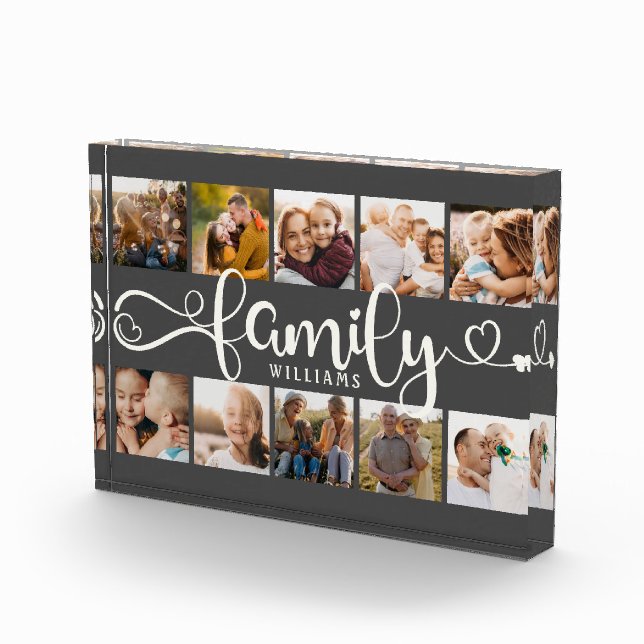 Style familial moderne Collage Chic 10 Bloc photo (Droite)