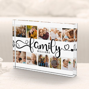 Style familial moderne Collage Chic 10 Bloc photo