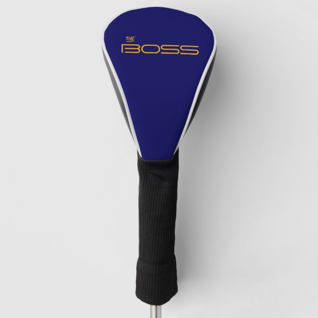 Style Gold Der BOSS Golf Head Cover Golf Headcover (Vorderseite)