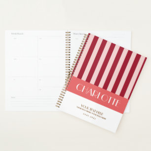 Stylé Grilles colorées Planner personnalisé