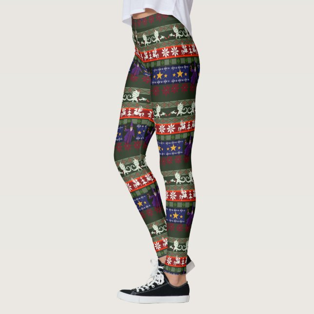 Style Imaginaire Doux moche Motif Leggings (Gauche)