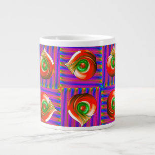 Style : Jumbo Tasse de taille jumbo avec un desig