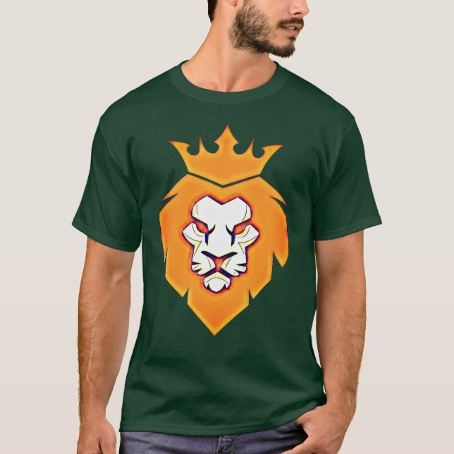 Style Lion King avec couronne en T-shirt couleur é (Devant)