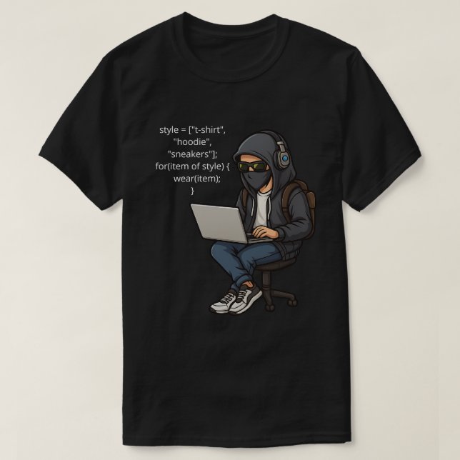 Style Loop – Funny Programmer T-Shirt (Design devant)