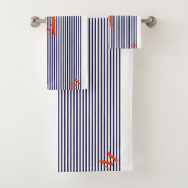 Stylé Marine Nautique Et Blanc Verticale