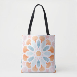 Style marocain dans le sac bleu et orange