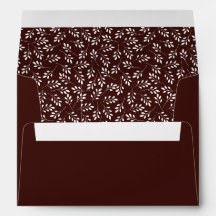 Style moderne Brown motif floral Noël