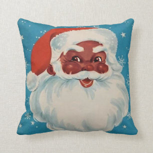 Style NOIR de cru de coussin de Noël du PÈRE NO