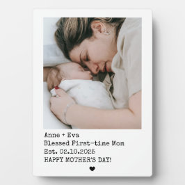 Style One Pic Erster Muttertag Fotoplatte