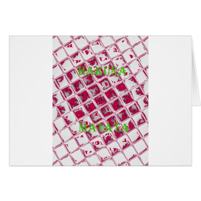 Style Red Hakuna Matata (Devant horizontal)