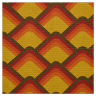 Style rétro 60s les années 70 tissu motif