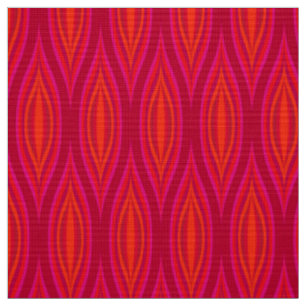 Style rétro 60s les années 70 tissu motif