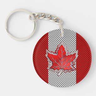 Style rétro canadien de fibre de carbone Feuille d