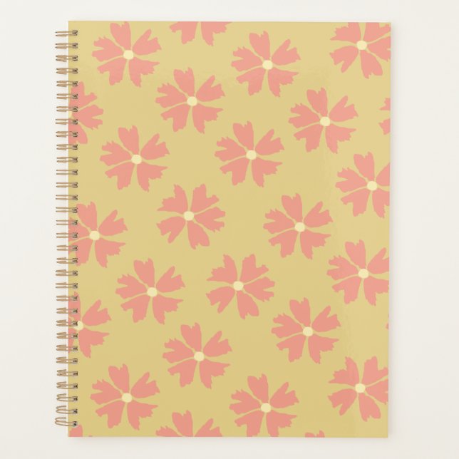 Style rose floral motif jaune (Devant)