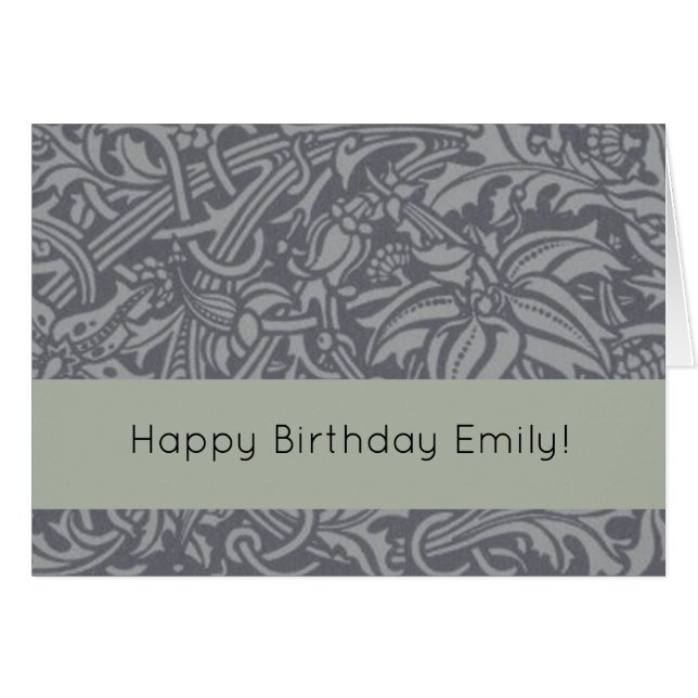 Style Scottish Thistle Knot William Morris (Devant horizontal)