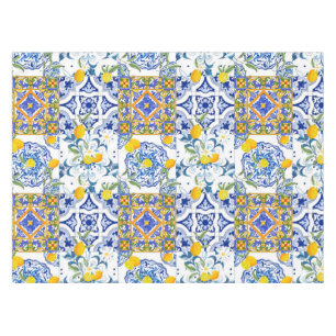 Style sicilien, art d'été Nappe