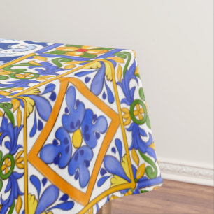 Style sicilien, art d'été Nappe