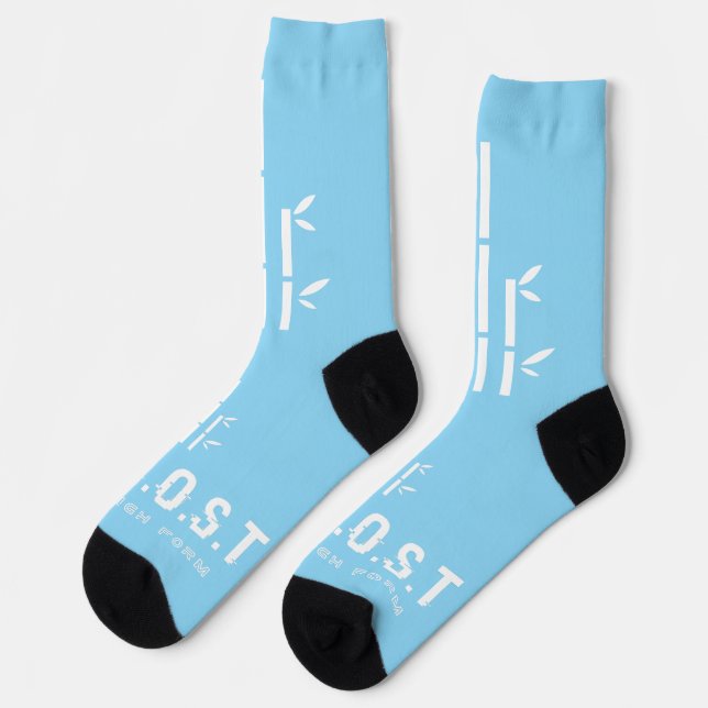 Style: Sustainable Premium Crew Sock(Light Blue) Socken (Linkes Detail)