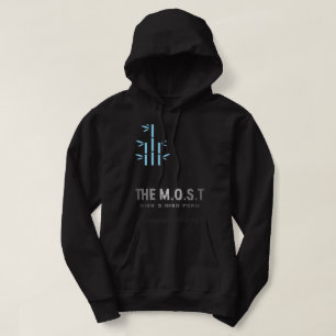 Style : Sweat à capuche pour adulte (Noir intense)