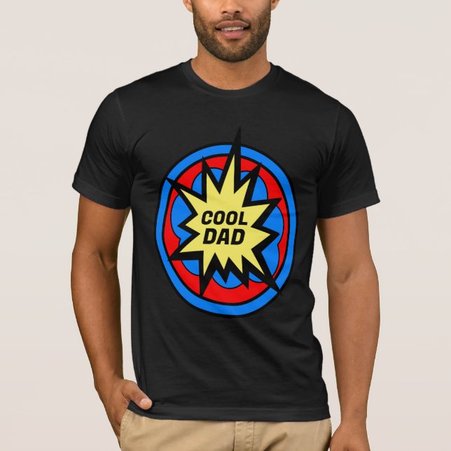 STYLE T-SHIRT cool DAD COMIC BOOK (Devant)