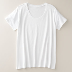 Style : T-shirt de base du Plus-Size des femmes