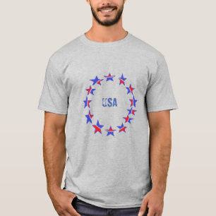 Style : T-shirt de base pour hommes - Patriotique