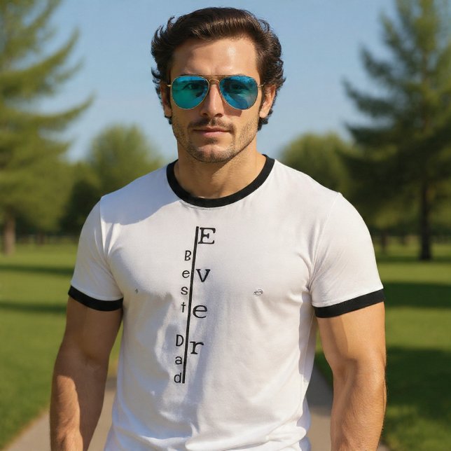 Style tendance Meilleur Papa Jamais T-shirt (Créateur téléchargé)