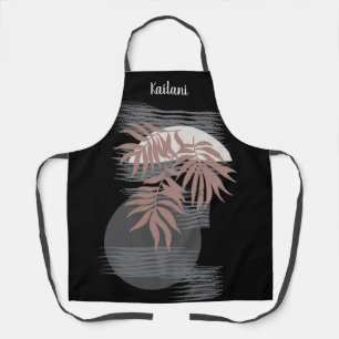Style Tropical Abstrait Tablier personnalisé