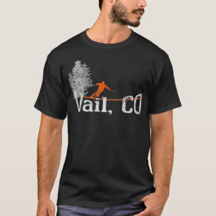 Style Vail CO Vintag Skiing der 1980er Jahre T-Shirt
