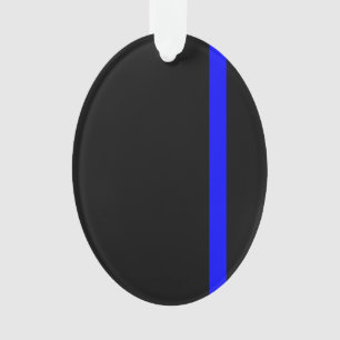 Style vertical Symbolique Ligne Bleue Mince
