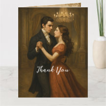 Style Victorien Carte de remerciements personnalis
