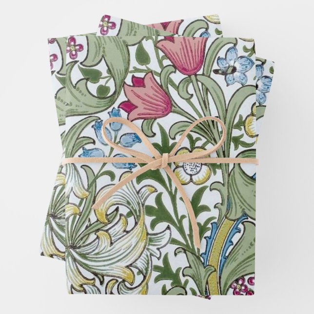 Style victorien Fleurs élégantes avec Feuille (En situation)