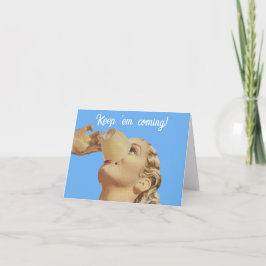 Style vintage Carte de voeux Encouragement