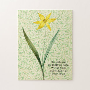 Style vintage Fleur de Printemps Puzzle Fleur