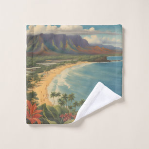 Style Vintage Hawaïen Voyage Honolulu Mid-Pacific