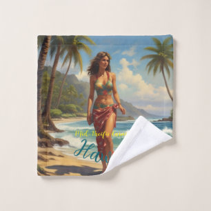 Style vintage Hawaiian Travel Honolulu Mid-Pacific