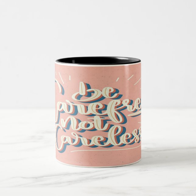Style vintage Motivational Letting Mug (Centre)