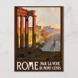 Style vintage Rome, Italie carte postale voyage