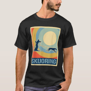 Style vintage T-shirt Skijoring