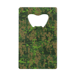 Style Woodland Camouflage vert numérique Accent