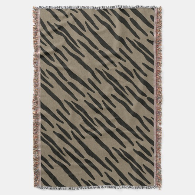 Style Zebra Imprimer Jeu de couverture Coordonnées (devant Vertical)