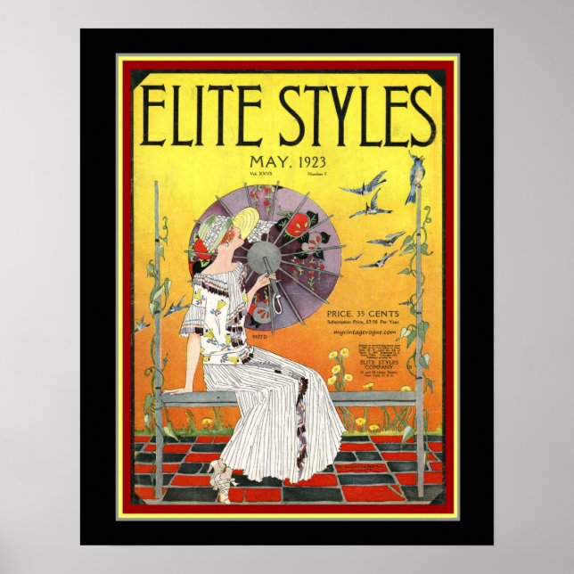 Styles d'élite Couverture Art Déco Mai 1923 (Devant)