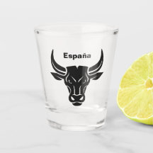 Styliertes Bull-Sonderschussglas