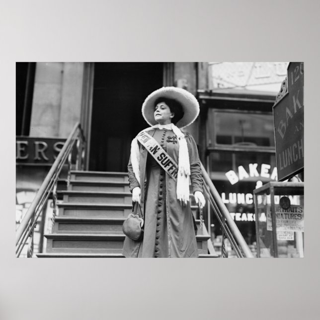 Stylin' Suffragette: 1908 Poster (Vorne)