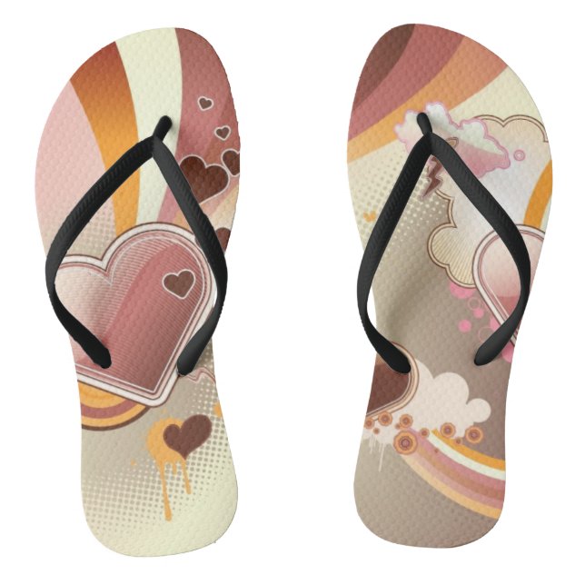Styling-Design-Hintergrund Flip Flops (Fußbett)