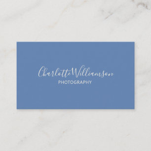 Stylisch Chic Elegant Monogramm Minimalistisch Bla Visitenkarte