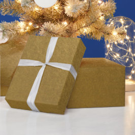 Stylisch, einfach, metallisch Inspiriert Dunkelgol Geschenkpapier