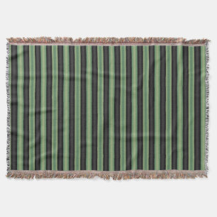 Stylisch Vintage Oliven-Salbei-Grün Schwarze 3D-Ge Decke
